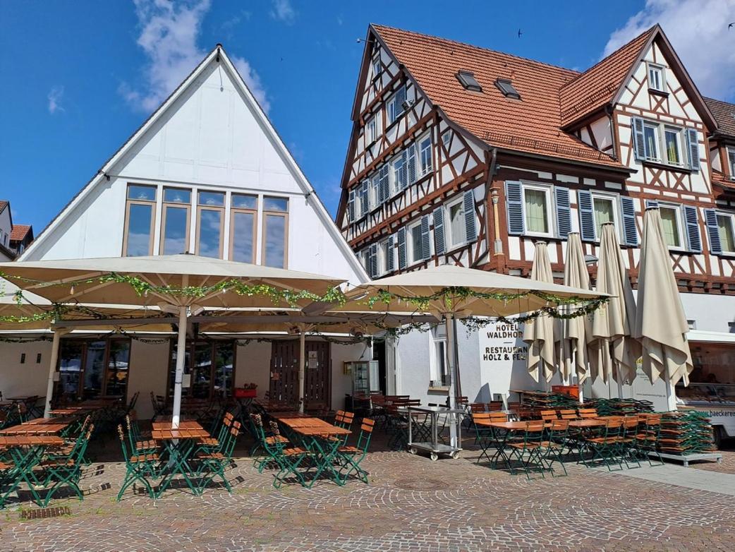 Stadthotel Waldhorn Kirchheim unter Teck Buitenkant foto